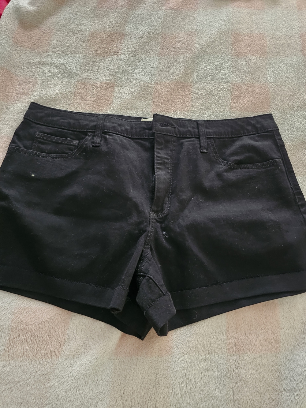 Women’s Black Casual Stretch Shorts